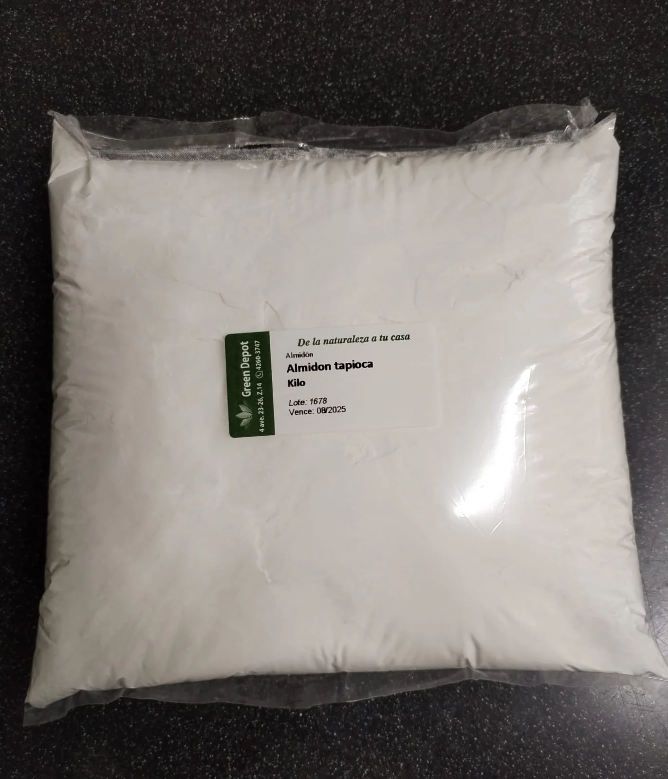 Almidon de Tapioca (Yuca)
