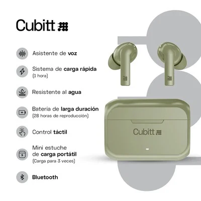 Audifono - Wireless Earbuds Gen2 Verde - Image 5