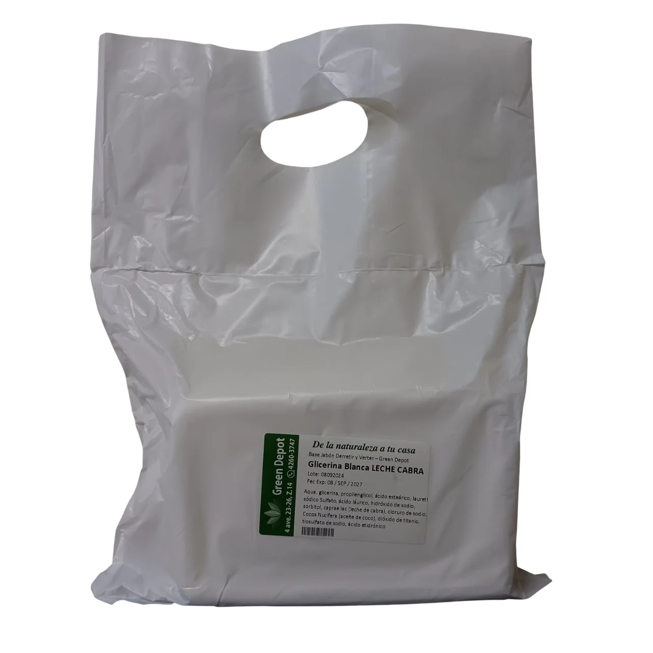 Base Jabon Glicerina LECHE CABRA - Green Depot - Image 3