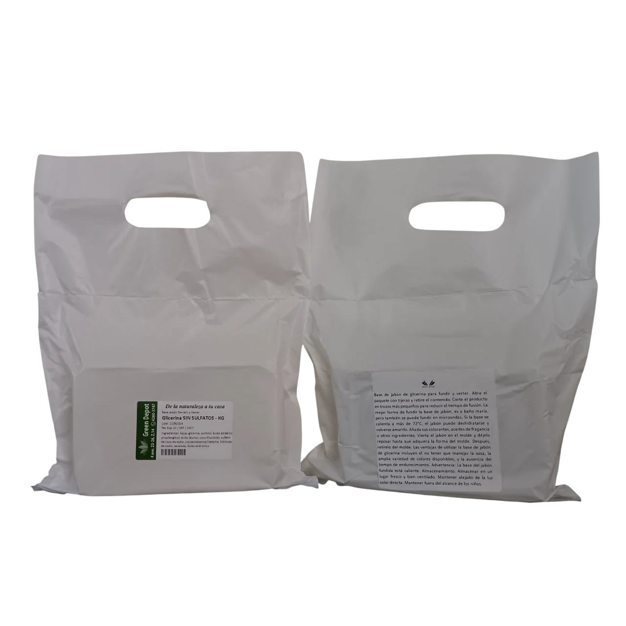 Base Jabon Glicerina SIN SULFATOS - Green Depot - Image 2