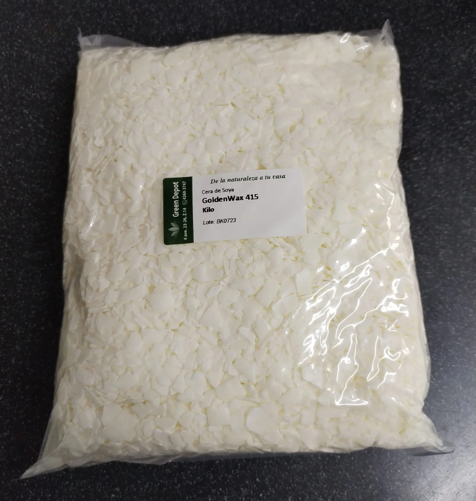 Cera Soya GoldenWax 415 - alta fusion - Image 3
