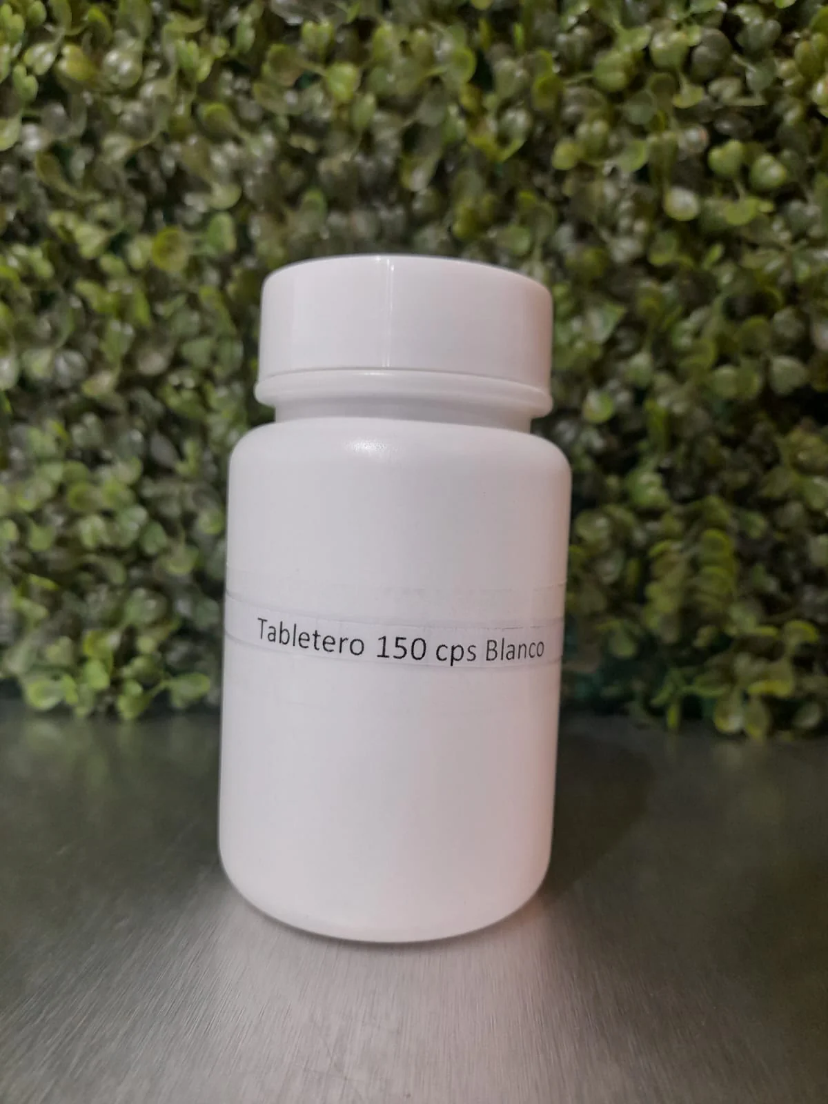 Frasco Pastillero PE-MK  Blanco con Tapa - 150 capsulas