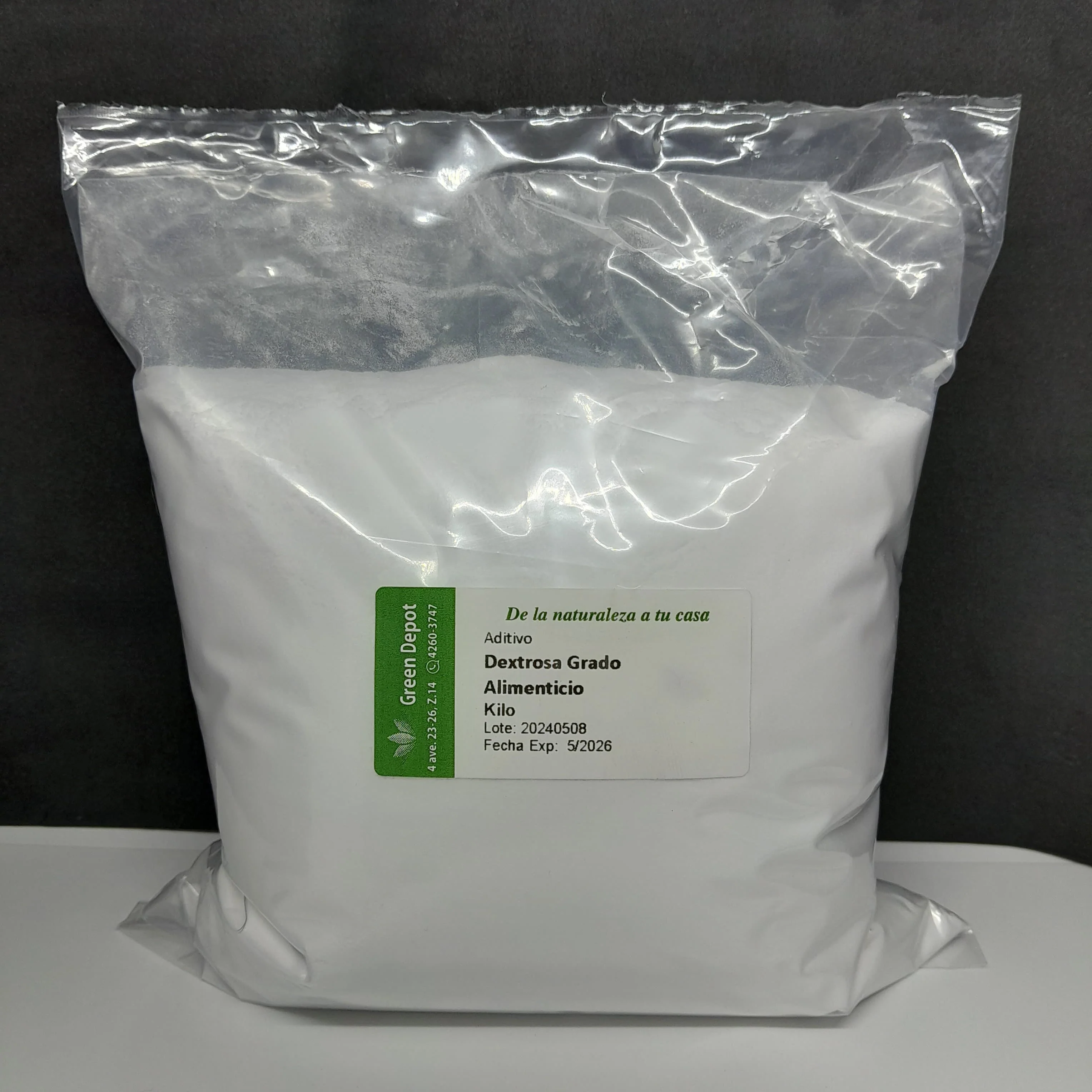 Dextrosa Anhidra - grado alimenticio