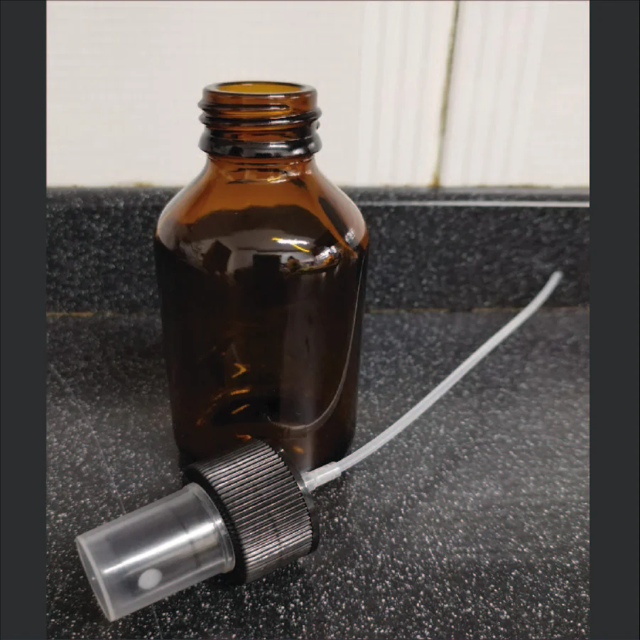 Frasco Vidrio c/tapa Atomizador 28mm - 120ml