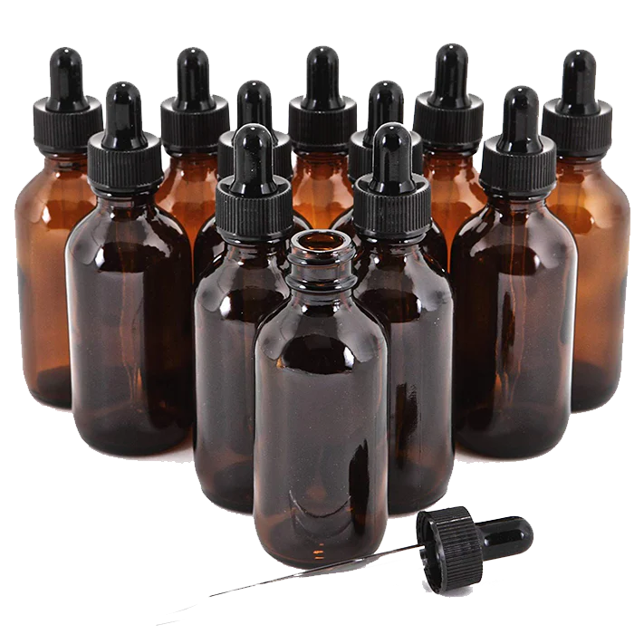 Gotero Vidrio Amber c/pipeta vidrio T/negra - 50ml - Image 3