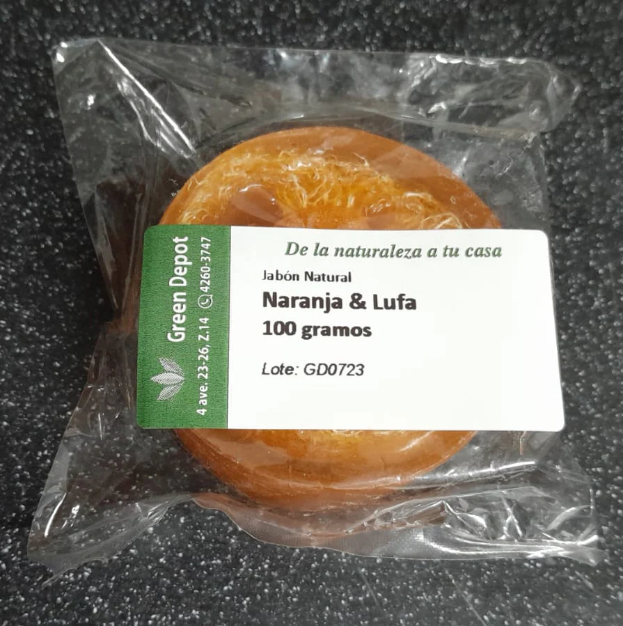 Jabon con Pashte de  Naranja