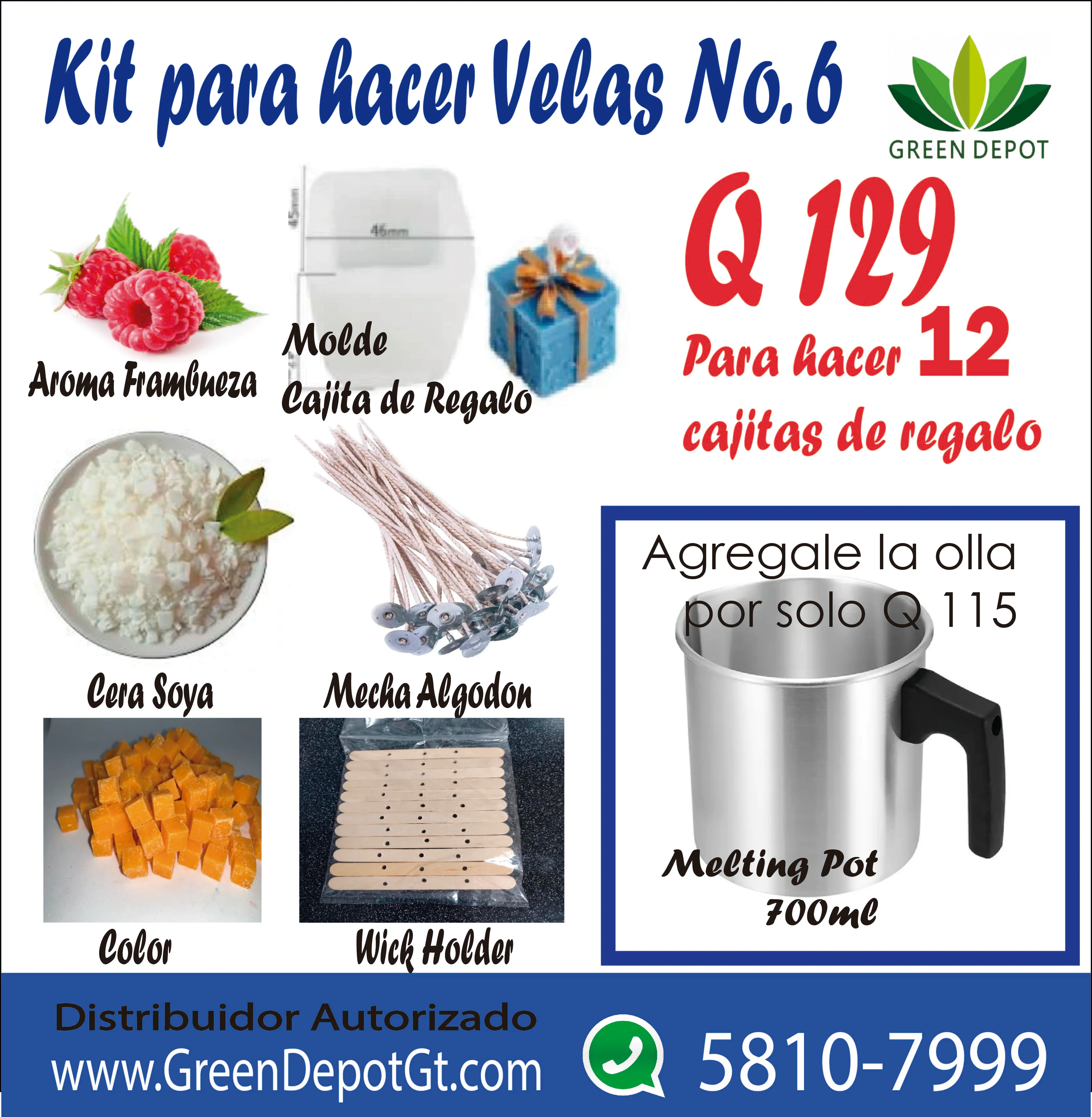 Kit para velas No.6