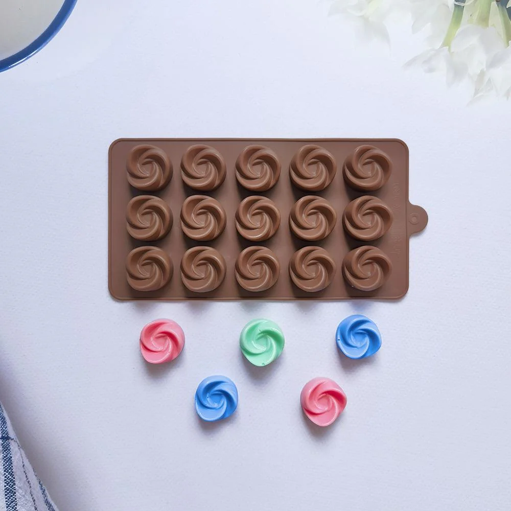 Molde Chocolate Floreado No.25