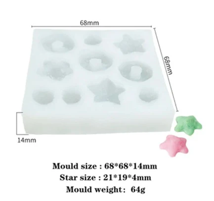 Molde Estrellitas 1  64g