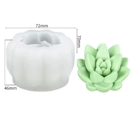 Molde Flor Suculenta n. 22