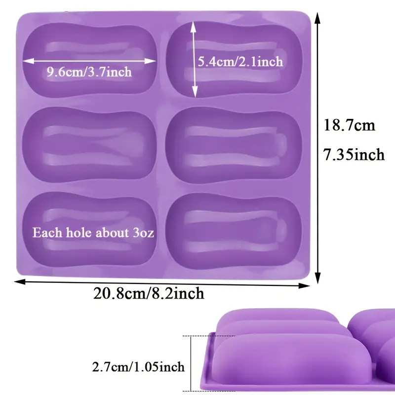 Molde Jabon Oval Torcido 600g - Image 5