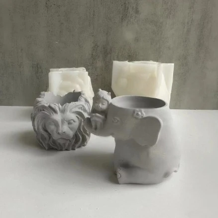 Molde Maceta Elefante 1